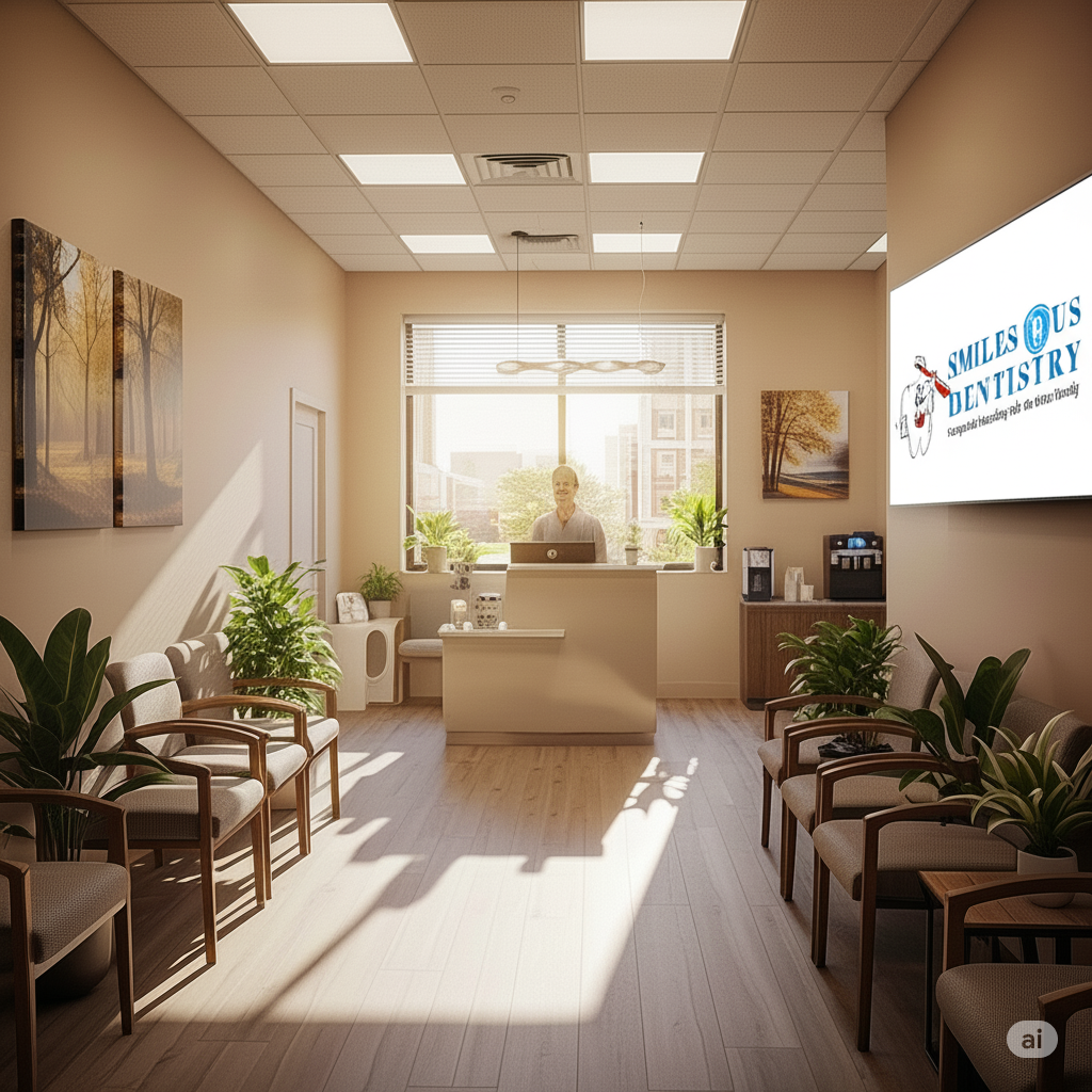 Interior of the Smiles R Us Baltimore-Garrison office